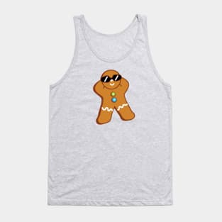 Tan Gingerbread Man Holiday Tank Top